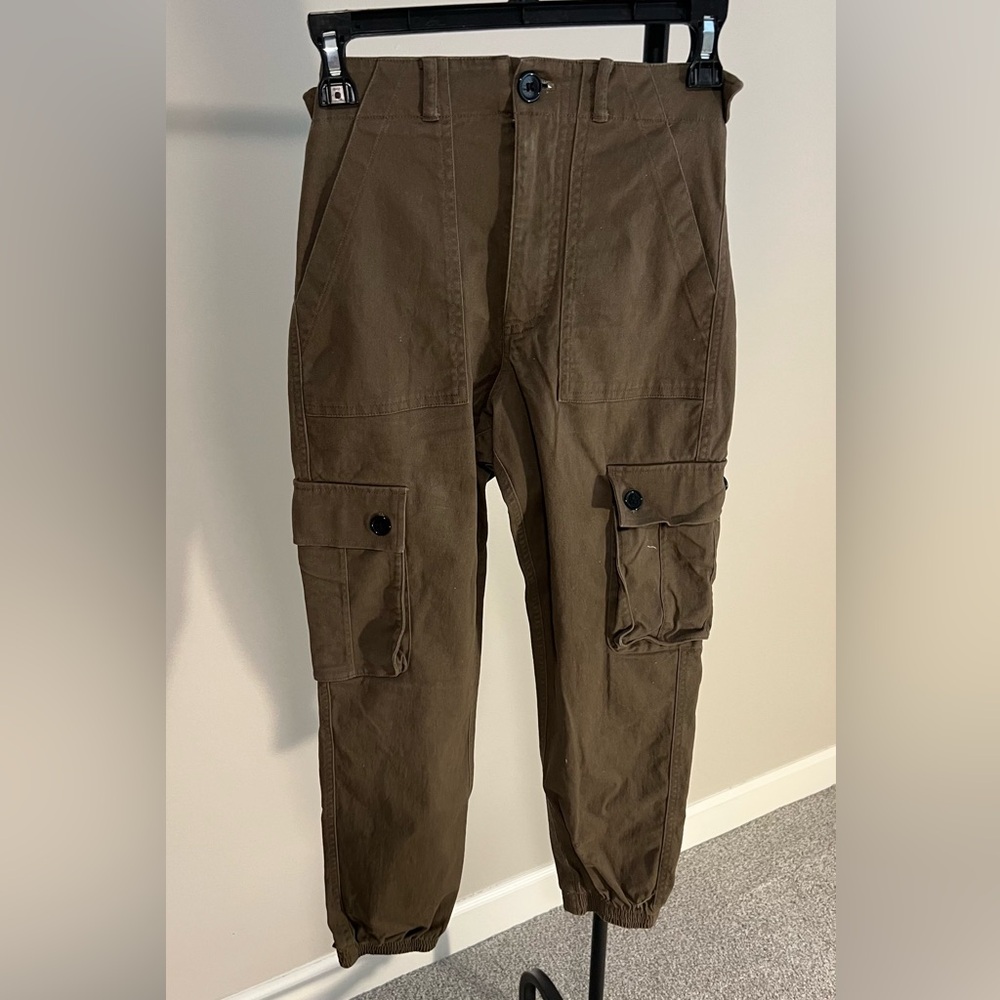 Wondery Dark Brown Cargo Pants
